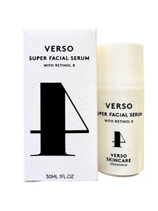 VERSO SUPER STRENGTHENING FACIAL SERUM with RETINOL 8 ~ 30ml/1 fl oz BNIB RV$130 - Picture 1 of 1