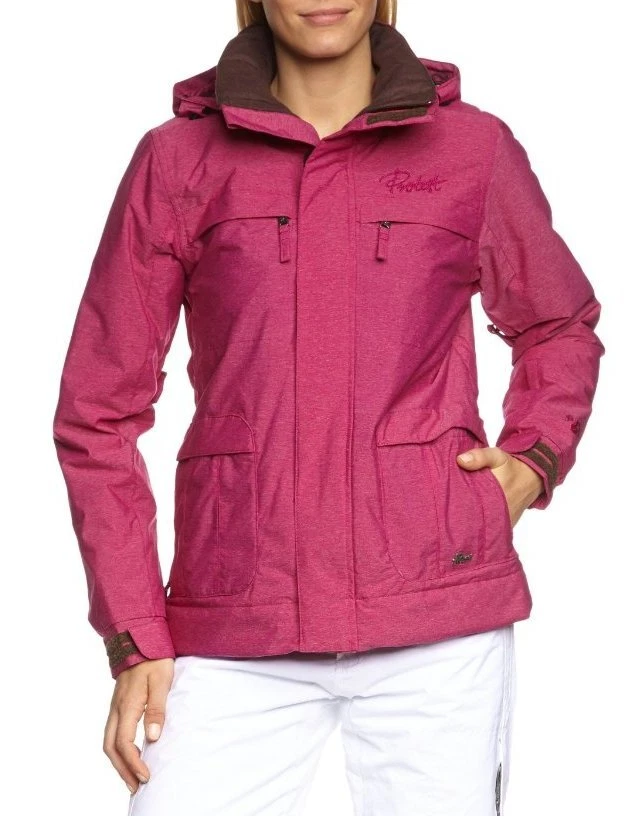 Protest Clipper Snow Jacket in Orchid Pink - Image 1 of 2