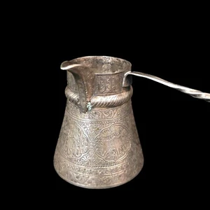 Antique Ottoman Coffee Pot .900 Silver stunning - Picture 1 of 17