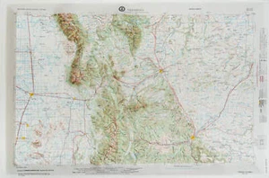 Mapa en relieve elevado de Trinidad, Colorado (NJ 13-8) - Imagen 1 de 1