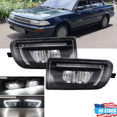 Luces antiniebla LED luz de circulación diurna para Toyota Corolla AE100 AE101 1993-1997 Foto 1 de 4