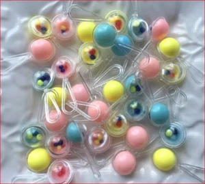 72 Stck. Mini Baby Junge Mädchen Rasseln-Party Gastgeschenk/Basteln, Kuchen Topper - Bild 1 von 1