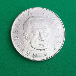 SELTENE MÜNZE 100 LIRE 1874/1974 JAHRESTAG GUGLIEMO MACONI RADIO TELEGRAPH - Bild 1 von 2