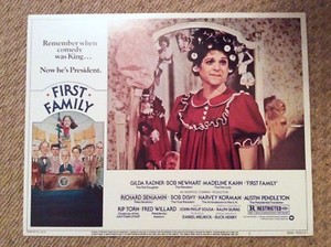 FIRST FAMILY Vintage Movie Film Lobby Card Photo GILDA RADNER BOB NEWHART
