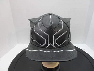 Sombrero Pantera Negro Para Hombres Snapback Marvel Superhéroe Imitación Cuero Billete Plano Poliéster Foto 1 de 4