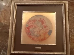 ALIGI SASSU BATTAGLIA DI 3 CAVALIERI SERIGRAFIA SU LASTRA ARGENTO 30 X 30 - Imagen 1 de 5