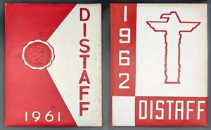 Lotto Annuario Scuola Superiore Sanford Maine ME Distaff 1962 1961 - Foto 1 di 7