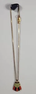 Rare EISENBERG ABSTRACT COLORFUL PENDANT NECKLACE DAMAGEDPlease See Description - Picture 1 of 7