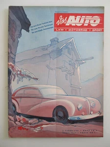 Das Auto LKW Motorrad Sport Heft Nr. 8 April 1950 Der neue Goliath-Personenwagen - Bild 1 von 6