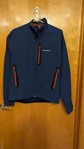 Montbell Men's Crag Climatepro 100 Jacket - Blue - Size Small - Picture 1 of 2