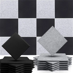 CONFEZIONE 24-96 Pannelli Acustici Fonoassorbenti Pannello Parete Insonorizzato Piastrelle 12"X12" - Foto 1 di 19