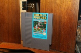 Vintage Nintendo Entertainment System NES Cartridge Wheel of Fortune Family