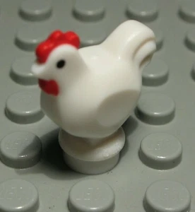 Lego Figur Tier Huhn Weiss                                              (1451 #) - Picture 1 of 1