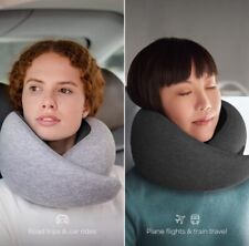 New! Ostrich Pillow Go Neck Pillow (One Size) Travel Rest Comfort Plane Car Gray