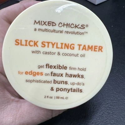 Mixed Chicks Slick Firm Styling Tamer With Castor Coconut Oil  2 FL.OZ. Sealed - Image 1 of 3