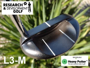 NEW RH L3-M BOCCIERI SUPER ARM LOCK PUTTER 41" DB SHAFT BLACK CHROME TOUR - Picture 1 of 12