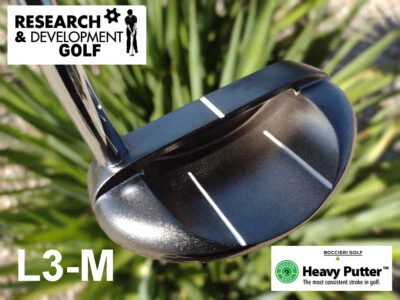 NEW RH  L3-M BOCCIERI SUPER ARM LOCK PUTTER 41" DB SHAFT BLACK CHROME TOUR - Image 1 of 4