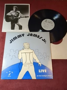 JIMMY JAMES JR LIVE AT INDIGO ROOM ROCKABILLY PRIVATE NM LP- AUTOGRAPH PICTUR - Picture 1 of 15