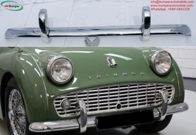 Para-choque dianteiro Triumph TR3A (1957-1962) - Imagem 1 de 4