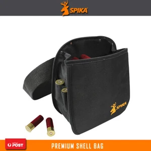 Spika Premium Shotgun Shell Ammo Pouch Clay Shooting Canvas Bag W Waist Belt - Picture 1 of 2