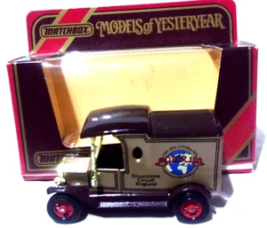 KKar Matchbox - 1984 Yesteryears - Y-12 * 1912 Ford - Gold - Motor 100 - Picture 1 of 6