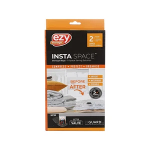 Ezy Storage Large Insta Space Flat Vacuum Bag - 2 Pack - Picture 1 of 12