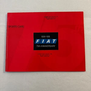 1974 Fiat Sports Car Sales Brochure Catalog 124 Sport Spider X1/9 X19 Sport L - Picture 1 of 10