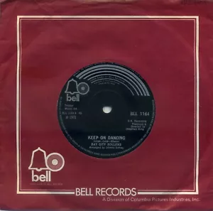 Bay City Rollers- "Keep On Dancing" 7" vinyl 1971 Bell Records - Picture 1 of 2