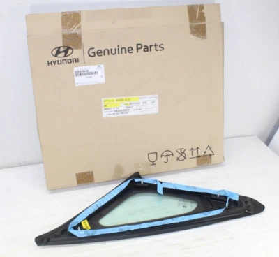 Cuarto trasero ventana vidrio conductor izquierdo OEM 878103V110 Hyundai Azera 2012-2017 Foto 1 de 4