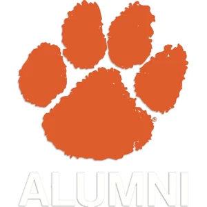 Clemson Tigers Paw Arancione Alumni Premium All'Aperto Vinile Auto Adesivo NCAA - Picture 1 of 1