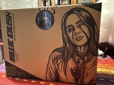 Billie Eilish Sitting Doll With Black Tears - Image 1 of 4