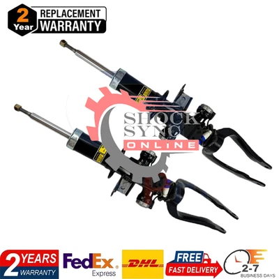 2x Front Shock Absorbers w/EDC For BMW F01 F02 F07 F10 535i 740Ld 750i xDrive  - Image 1 of 4