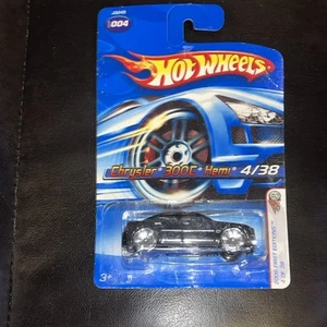 2006 Hot Wheels #4 First Editions 4/38 CHRYSLER 300C HEMI Black wChrome Bling Sp - Bild 1 von 8