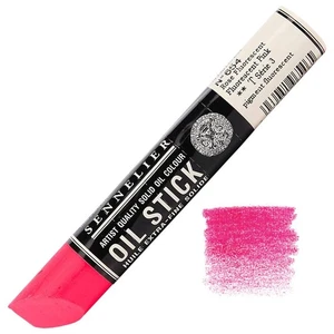 Sennelier 654 Fluorescent pink oil artists stick - Picture 1 of 1