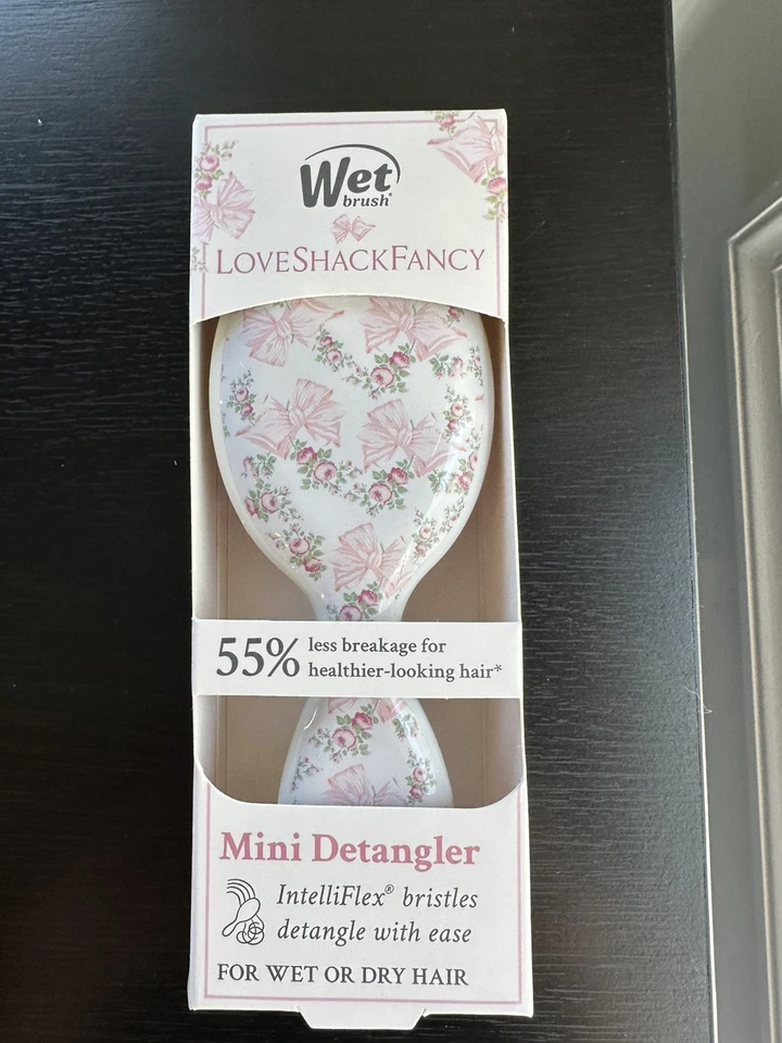 🔥 Cepillo húmedo X Love Shack Mini cepillo desenredante de lujo rosa Beaux Foto 1 de 1