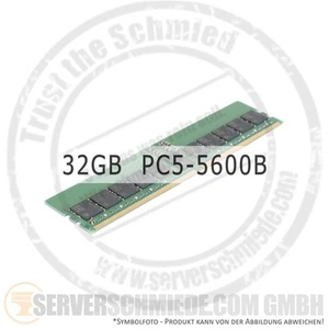 Samsung 32 Go 1Rx4 PC5-5600B enregistré ECC RAM KR M321R4GA0BB7-CWMDG 2141 - Photo 1/1