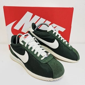 Nike Cortez TXT Fir Size UK 8 Green Sail White Trainers DZ2795-300 Boxed - Picture 1 of 24