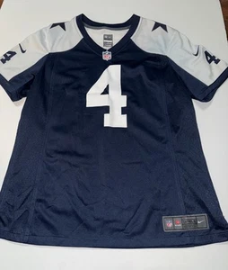 Maglia Dak Prescott uomo X-Large blu Nike Dallas Cowboys #4 sul campo - Foto 1 di 7
