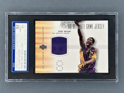 Kobe Bryant 2000-01 UD Upper Deck Ultimate Game Jersey Bronze SILVER 92 SGC 8.5 - Image 1 of 2