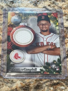 2025 Topps Holiday Player Worn Relic Rookie RC Card #PR-KC - Kristian Campbell - Bild 1 von 2
