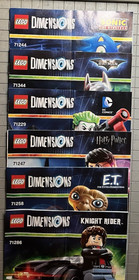 LEGO Dimensions Instruction Manual Lot of 6 &bull; 71244 71344 71229 71247 71258