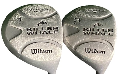 Juego de madera Wilson Killer Whale Maraging 1W,3W diestro orca regular grafito nuevas empuñaduras Foto 1 de 4