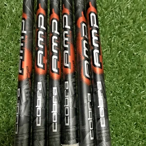Set of 6 Cobra AMP Graphite iron Shaft .37" Tip 2x Hard Stepped Regular-Flex - Picture 1 of 5