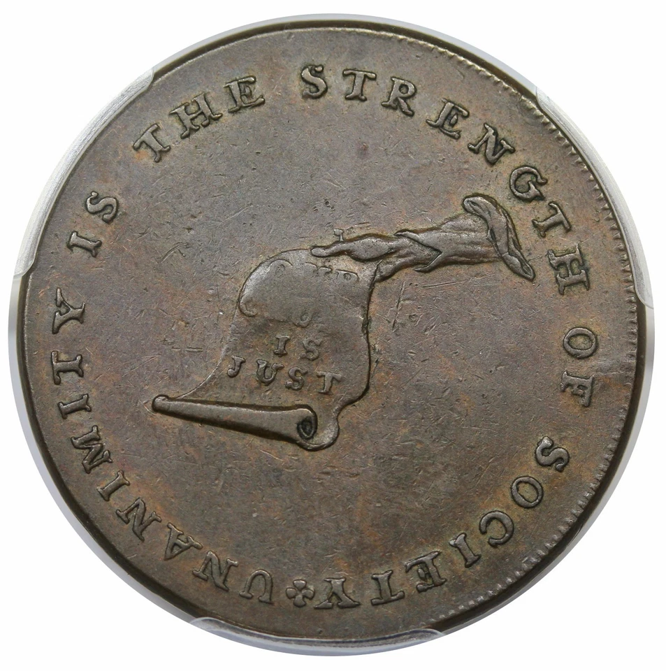 1790s Kentucky Token, Plain Edge, PCGS AU55 - Image 1 of 3