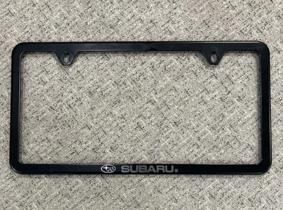 Subaru Thin Metal License Plate Frame  - Image 1 of 4