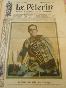 Alphonse XIII Roi d'espagne Print 1913 - Imagen 1 de 1