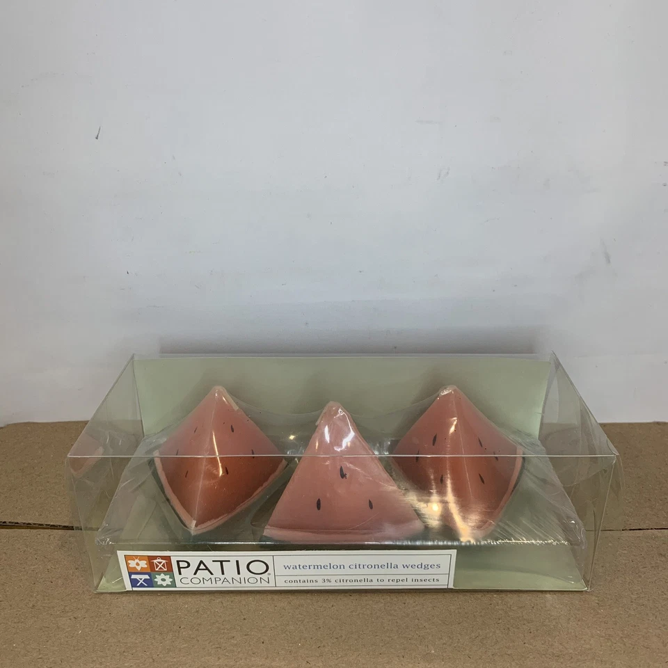 Watermelon  wedges Citronella Candles Patio Companion - Image 1 of 4