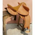 Suede seat on Half breed Quality branded fender leather saddle 17" / All Sizes