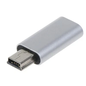 USB C to Mini USB 2.0 Adapter Type C Female to Mini USB 2.0 Male Converter - Photo 1 sur 9
