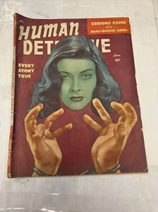 Human Detective Magazine December 1947 Vintage early pulp - Imagen 1 de 18